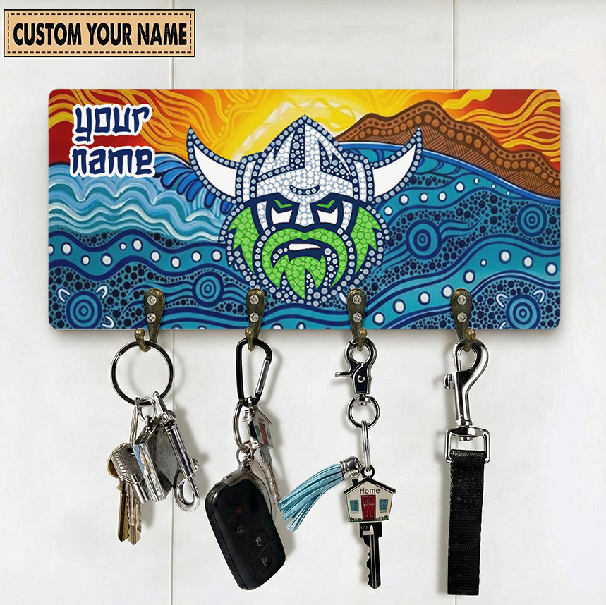 Auspiritmerch Canberra Raiders Personalized Key Holder Gifts For Fans