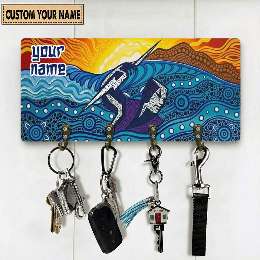 Auspiritmerch Melbourne Storm Personalized Key Holder Gifts For Fans