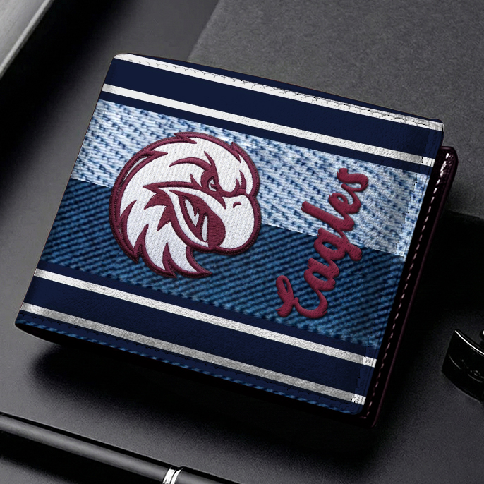 Auspiritmerch Manly Warringah Sea Eagles Personalized Leather Wallet Gift For Fans