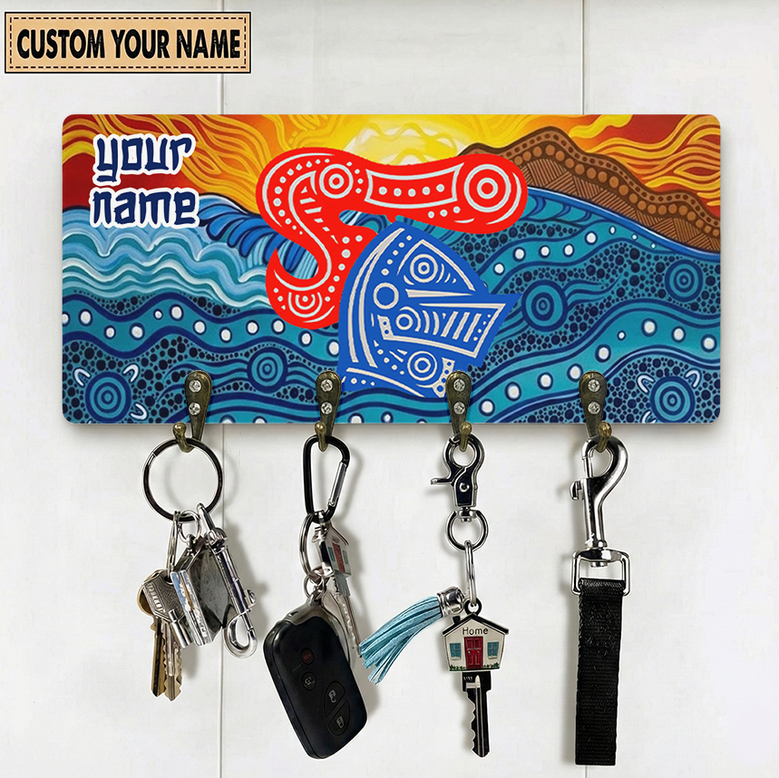 Auspiritmerch Newcastle Knights Personalized Key Holder Gifts For Fans