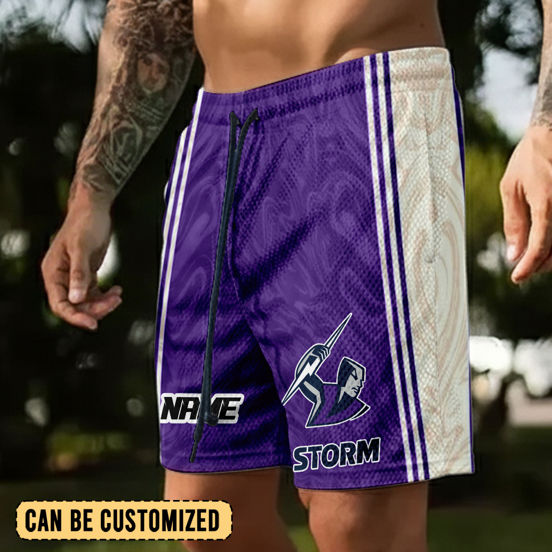 Auspiritmerch Melbourne Storm Personalized Short Pants Gift For Fans