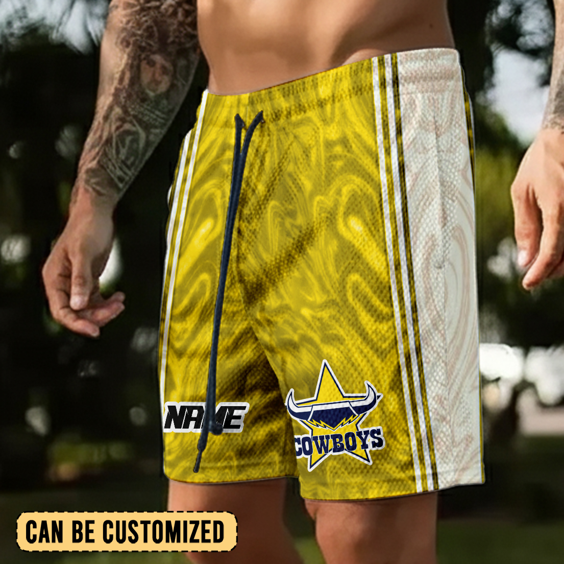 Auspiritmerch North Queensland Cowboys Personalized Short Pants Gift For Fans