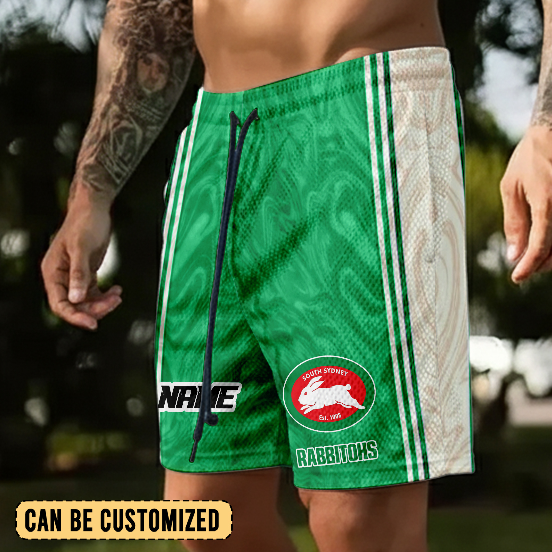 Auspiritmerch South Sydney Rabbitohs Personalized Short Pants Gift For Fans