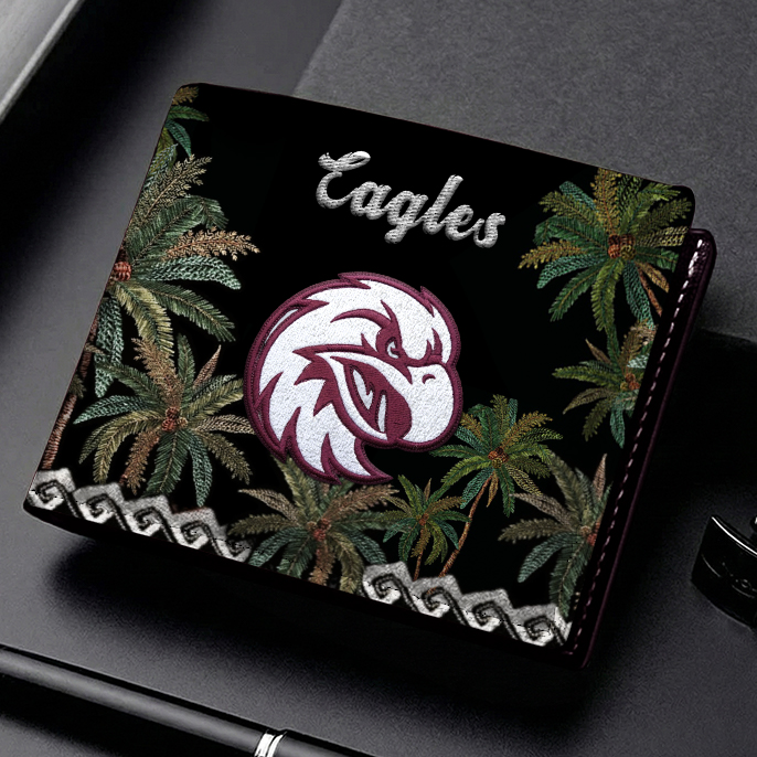 Auspiritmerch Manly Warringah Sea Eagles Personalized Leather Wallet Gift For Fans