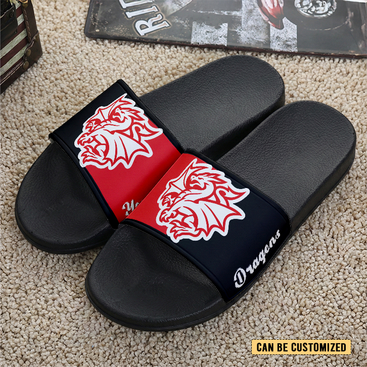 Auspiritmerch St. George Illawarra Dragons Personalized Sports Slippers Gift For Fans