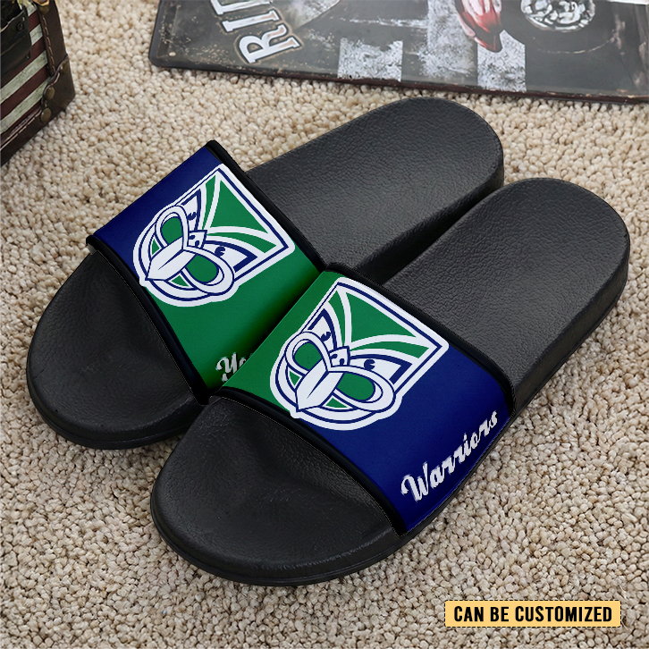 Auspiritmerch New Zealand Warriors Personalized Sports Slippers Gift For Fans