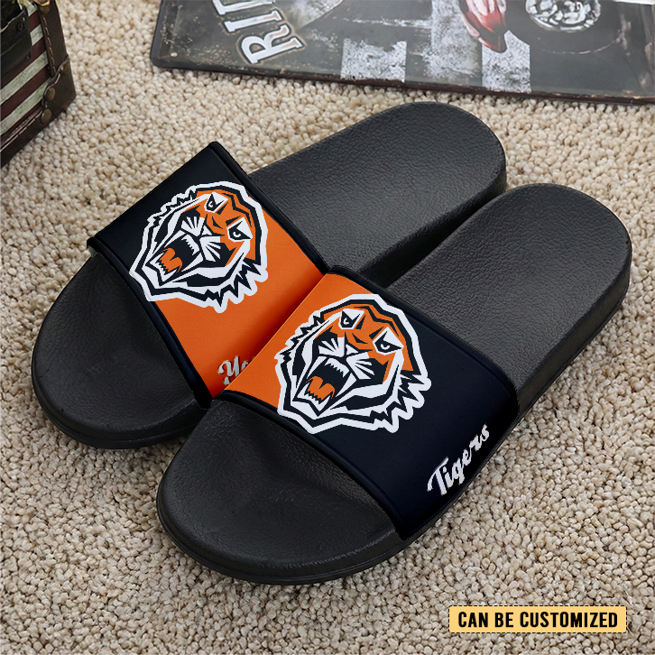 Auspiritmerch Wests Tigers Personalized Sports Slippers Gift For Fans