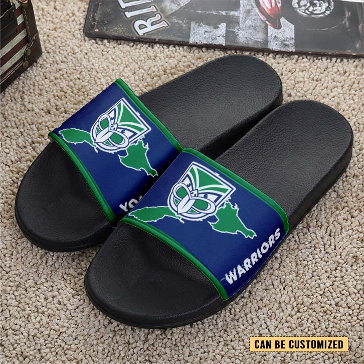 Auspiritmerch New Zealand Warriors Personalized Sports Slippers Gift For Fans