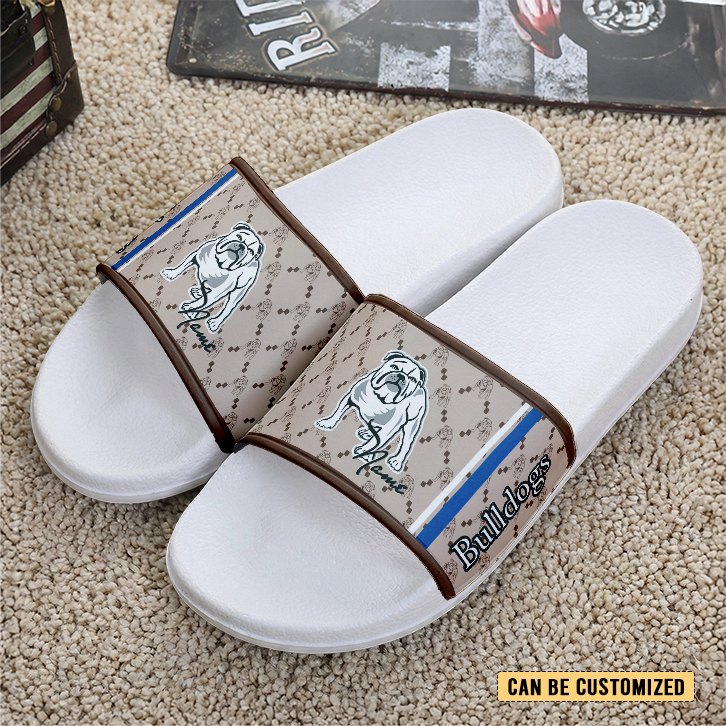 Auspiritmerch Canterbury-Bankstown Bulldogs Personalized Sports Slippers Gift For Fans
