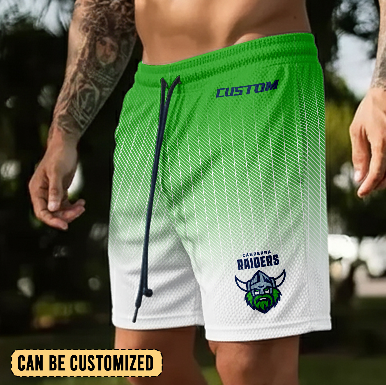 Auspiritmerch Canberra Raiders Personalized Short Pants Gift For Fans