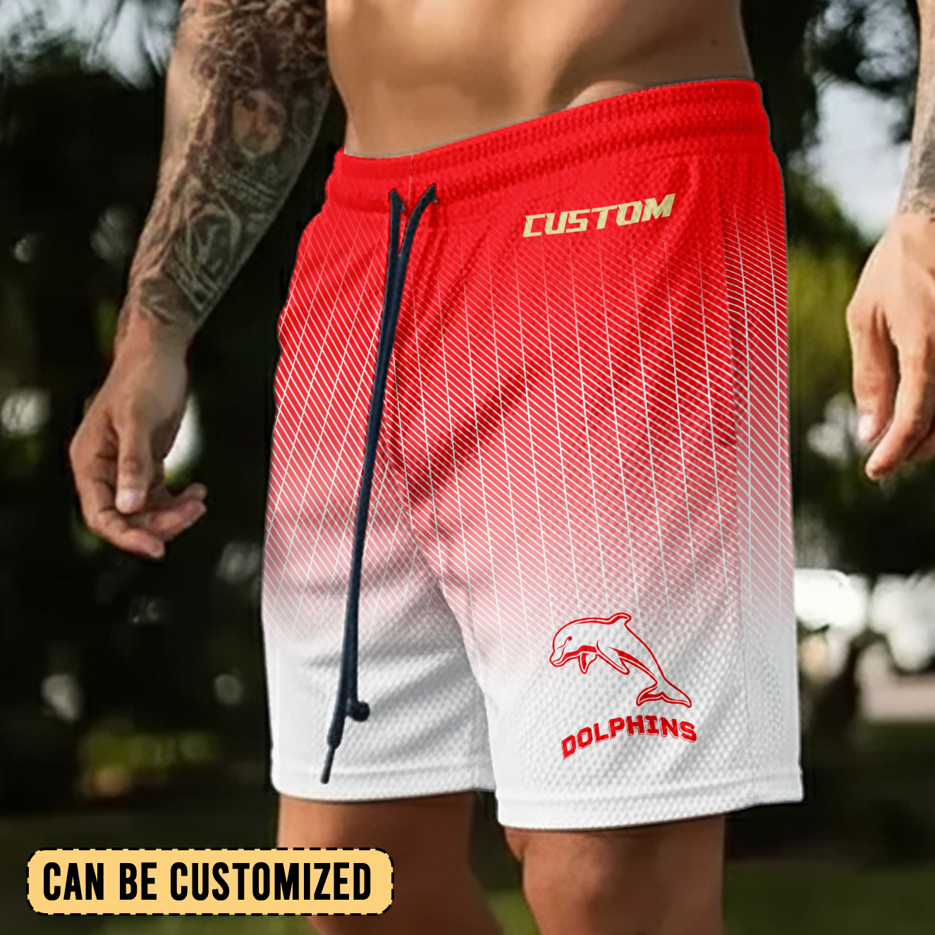 Auspiritmerch Dolphins Personalized Short Pants Gift For Fans