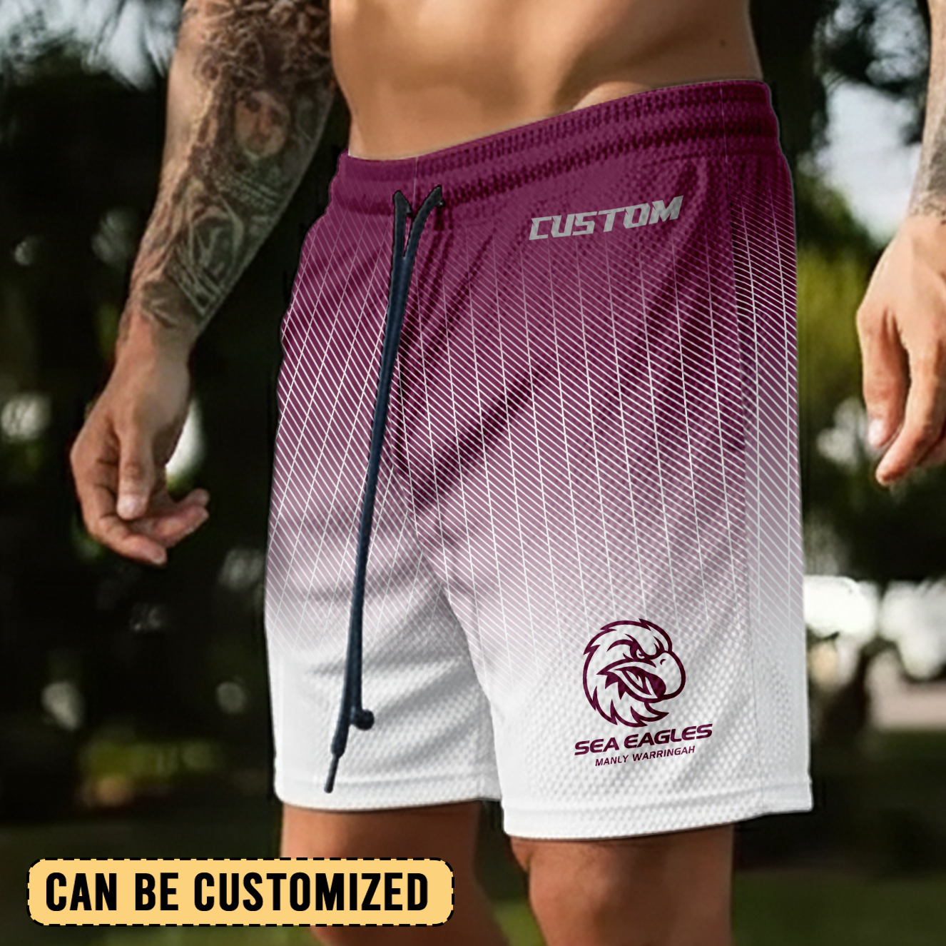 Auspiritmerch Manly Warringah Sea Eagles Personalized Short Pants Gift For Fans