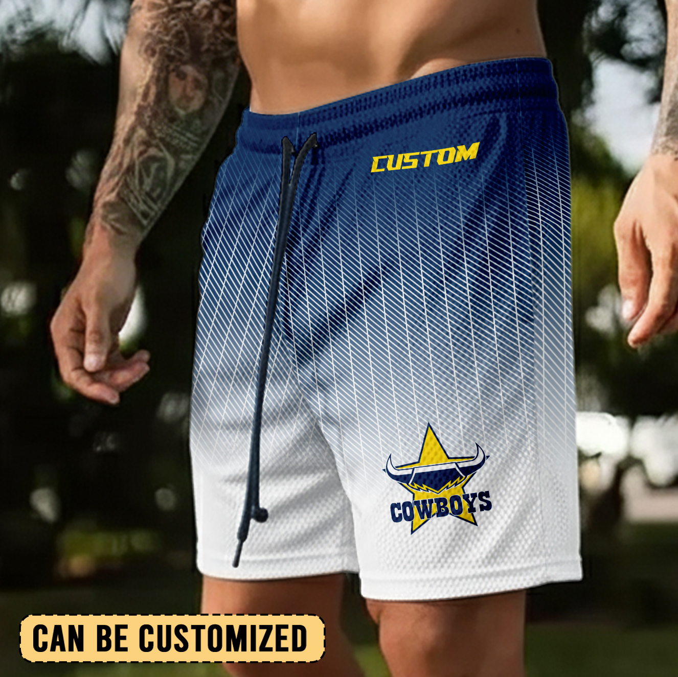 Auspiritmerch North Queensland Cowboys Personalized Short Pants Gift For Fans