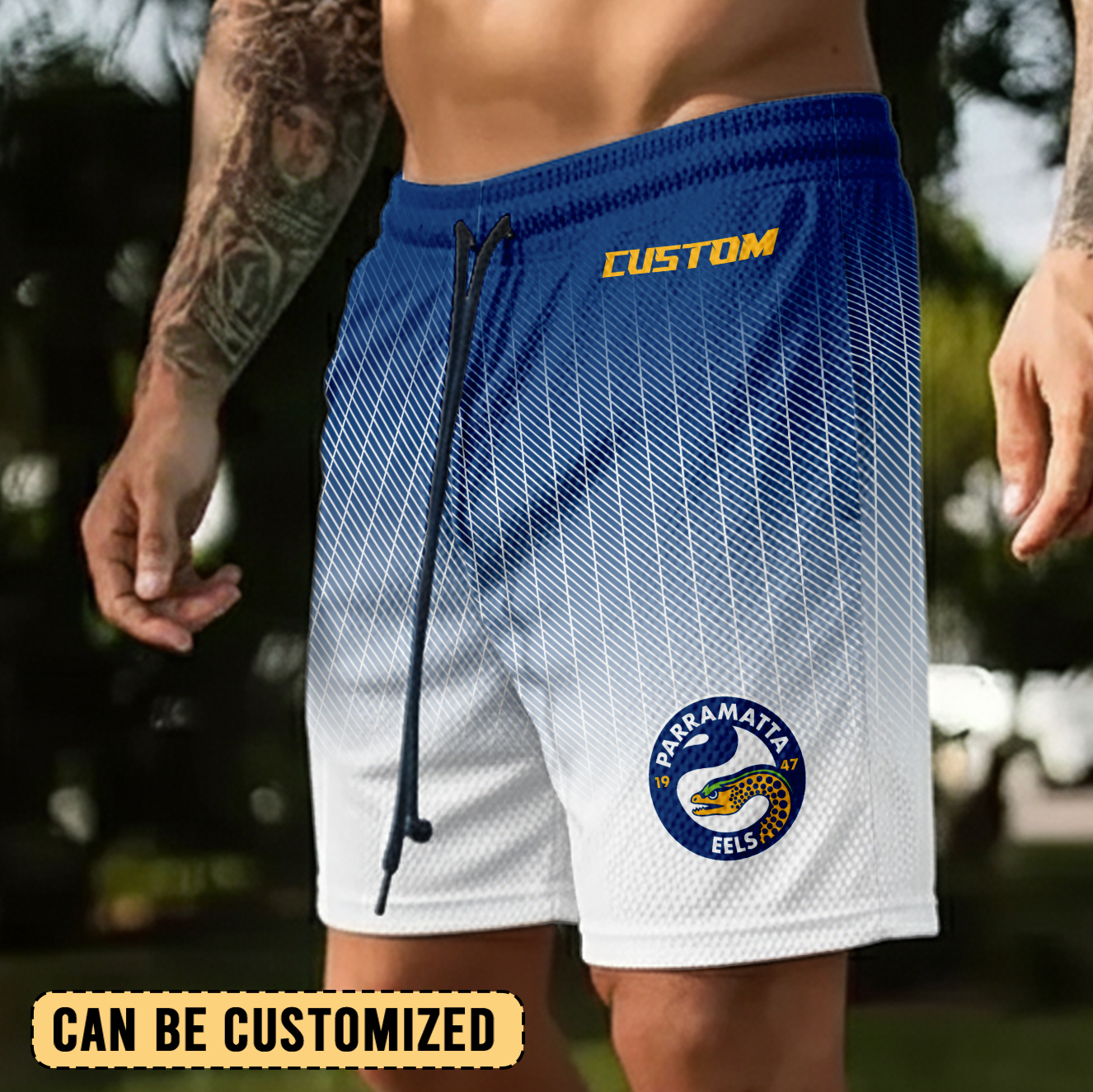 Auspiritmerch Parramatta Eels Personalized Short Pants Gift For Fans