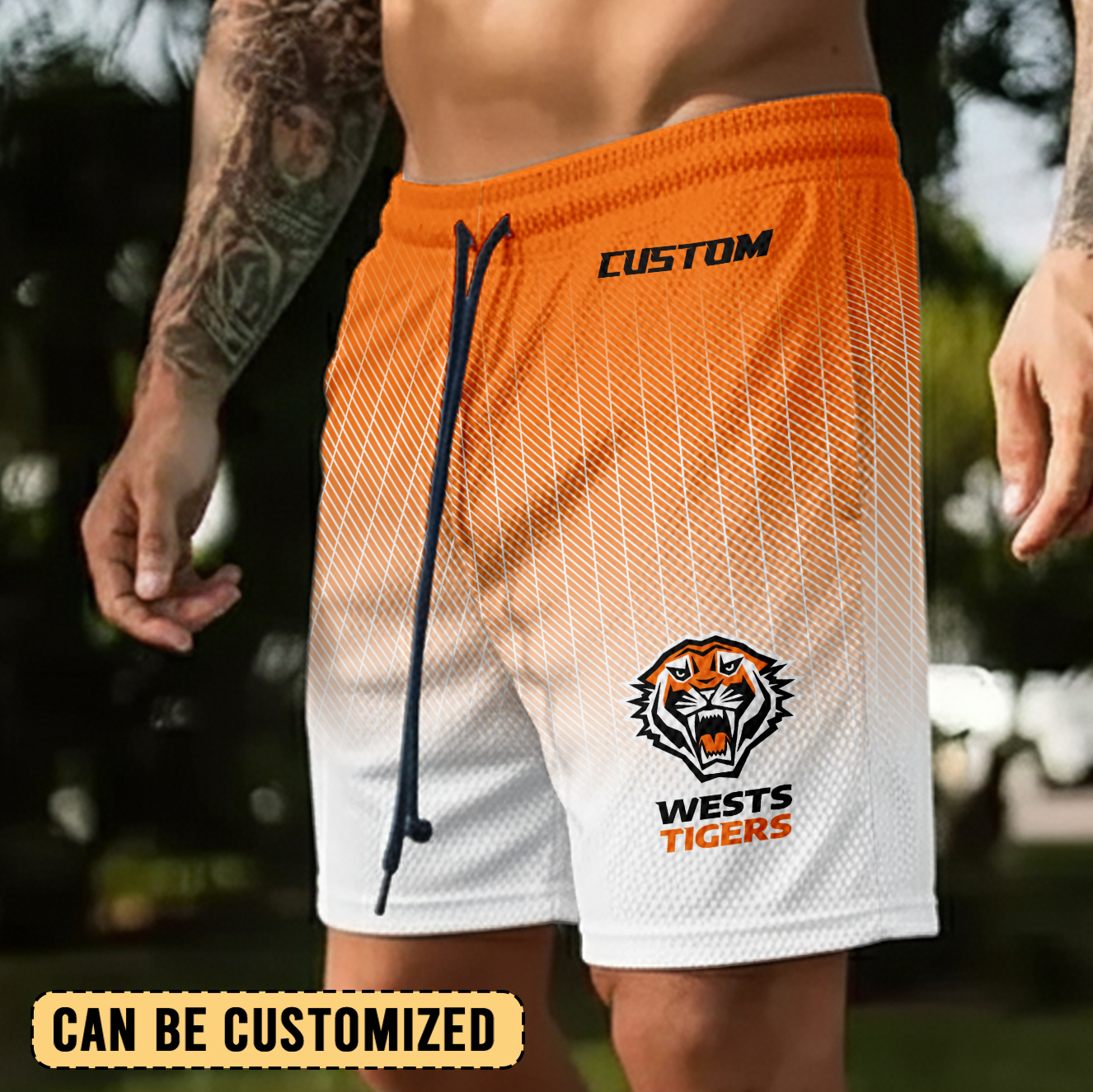 Auspiritmerch Wests Tigers Personalized Short Pants Gift For Fans
