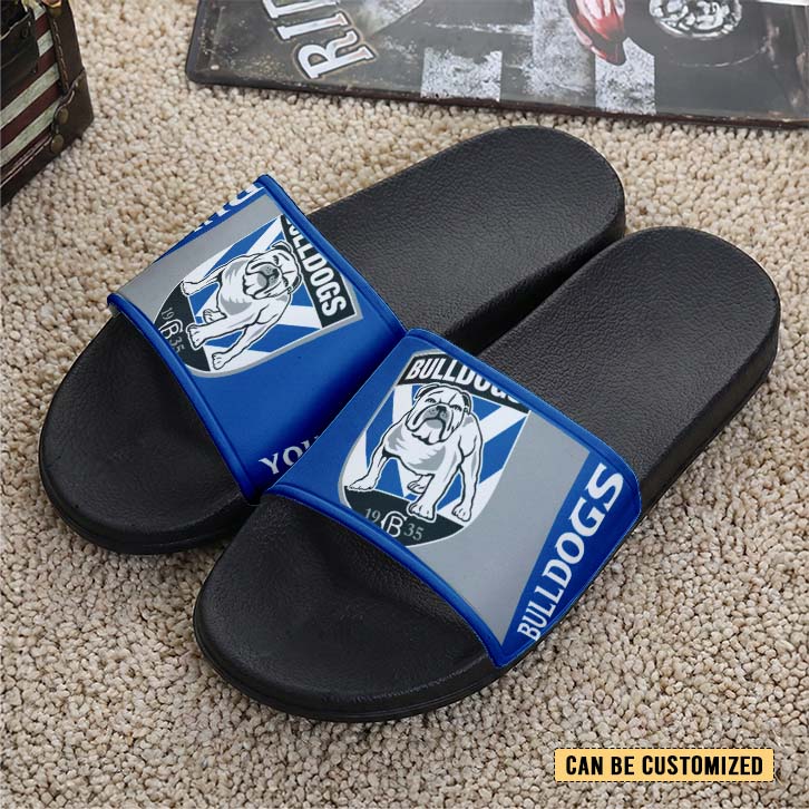 Auspiritmerch Canterbury-Bankstown Bulldogs Personalized Sports Slippers Gift For Fans