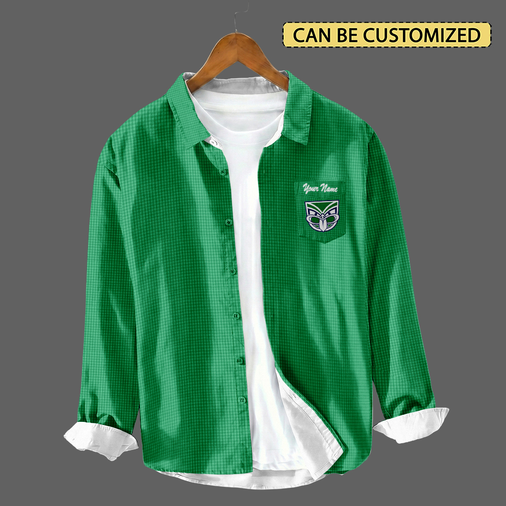 Auspiritmerch New Zealand Warriors Personalized Button Down Shirt Gift For Fans