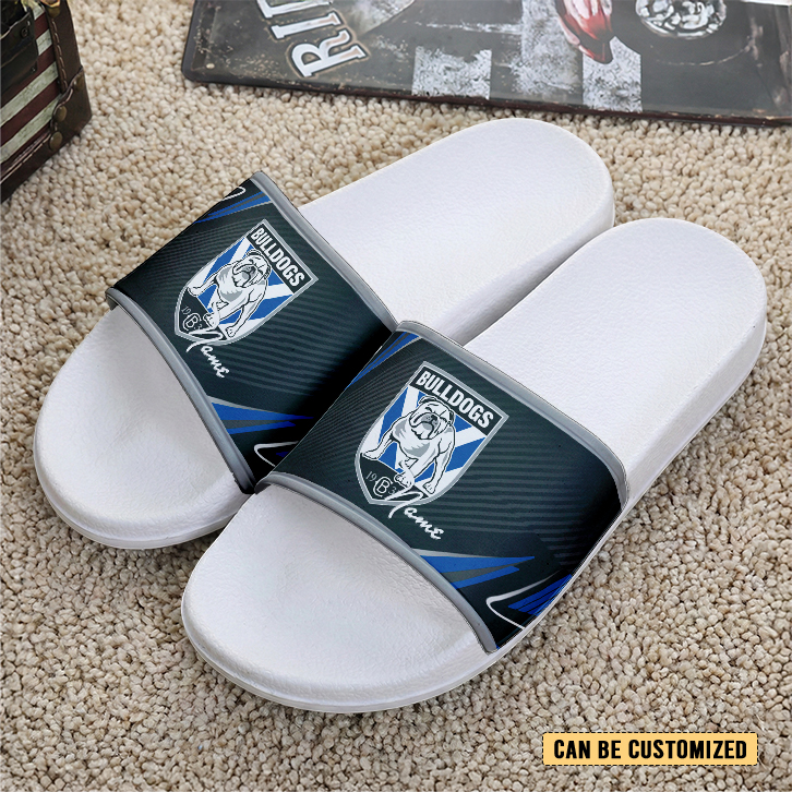 Auspiritmerch Canterbury-Bankstown Bulldogs Personalized Sports Slippers Gift For Fans