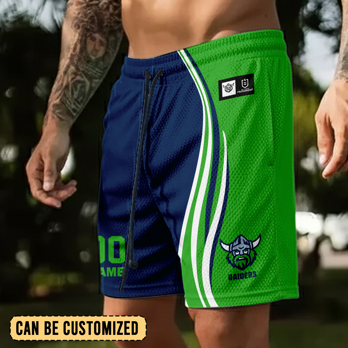 Auspiritmerch Canberra Raiders Personalized Short Pants Gift For Fans
