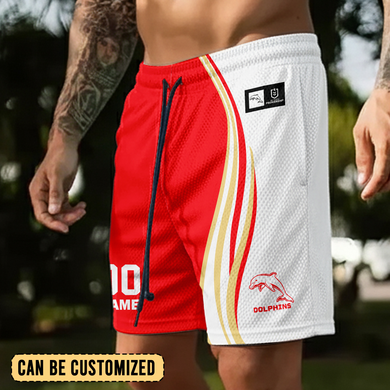 Auspiritmerch Dolphins Personalized Short Pants Gift For Fans