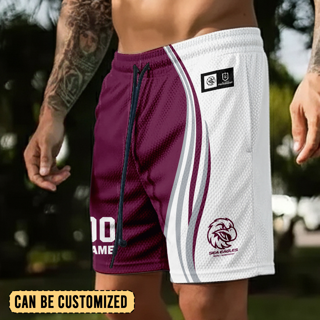Auspiritmerch Manly Warringah Sea Eagles Personalized Short Pants Gift For Fans