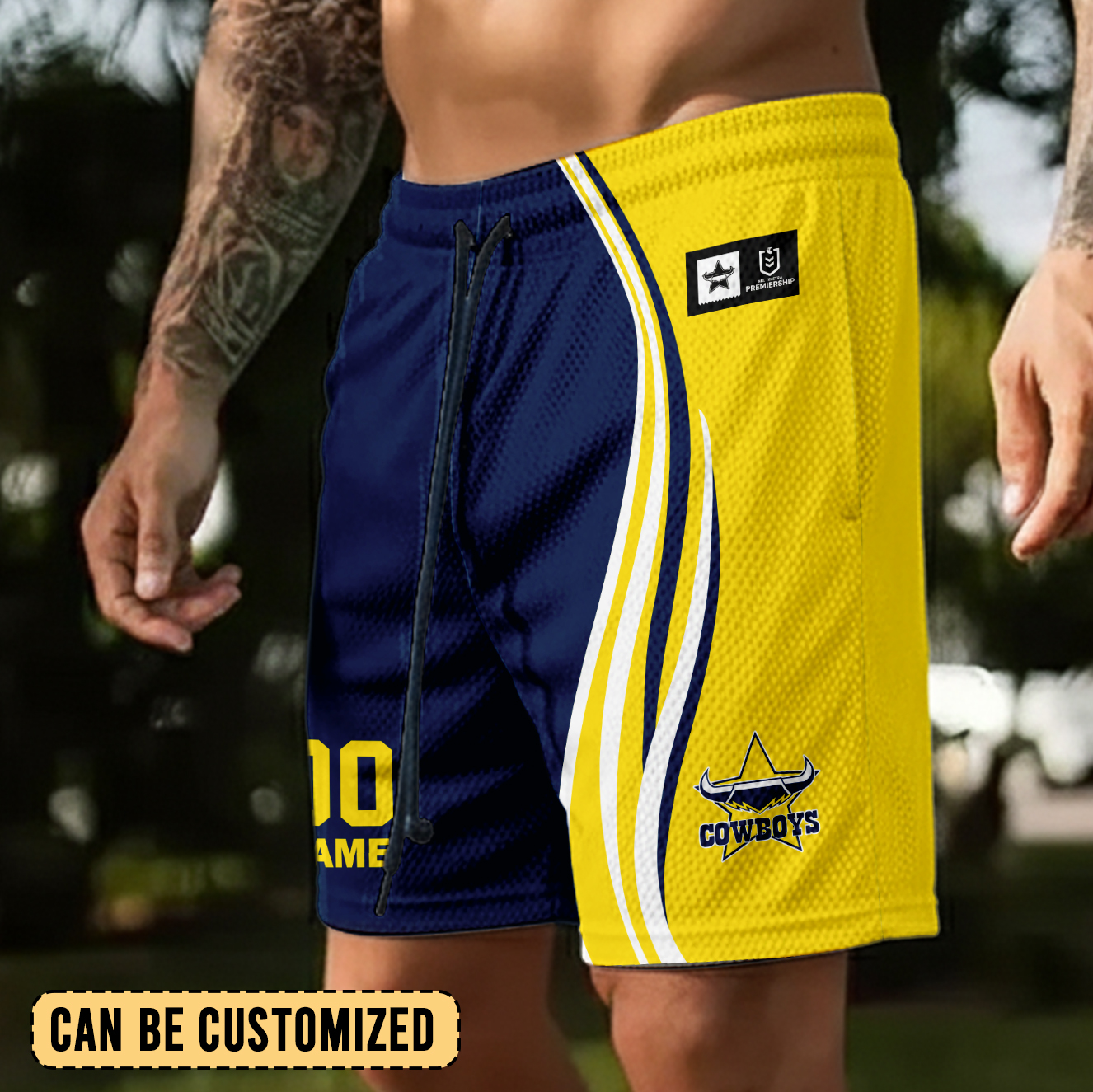 Auspiritmerch North Queensland Cowboys Personalized Short Pants Gift For Fans