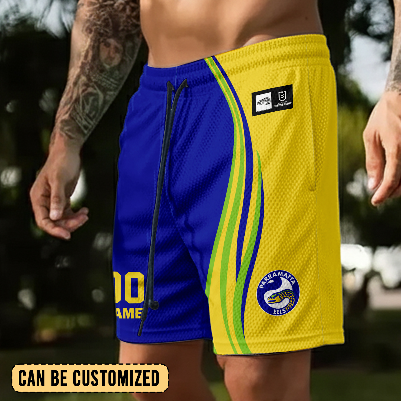 Auspiritmerch Parramatta Eels Personalized Short Pants Gift For Fans