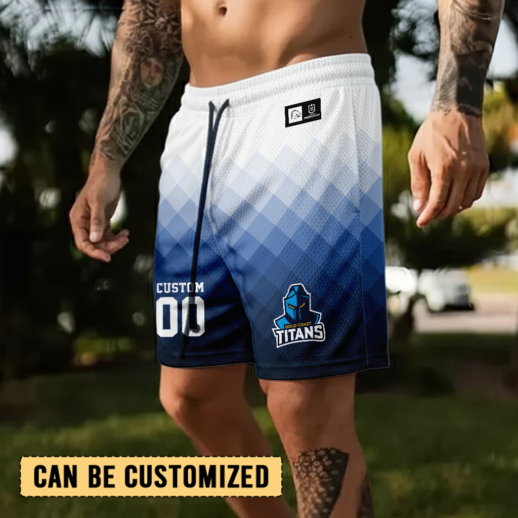Auspiritmerch Gold Coast Titans Personalized Short Pants Gift For Fans