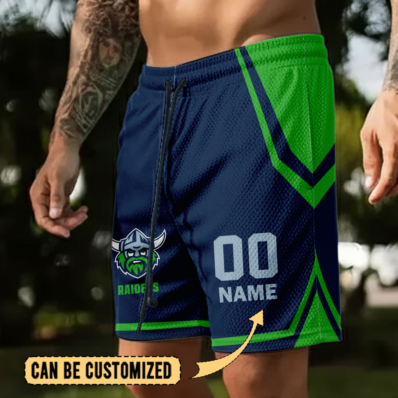 Auspiritmerch Canberra Raiders Personalized Short Pants Gift For Fans