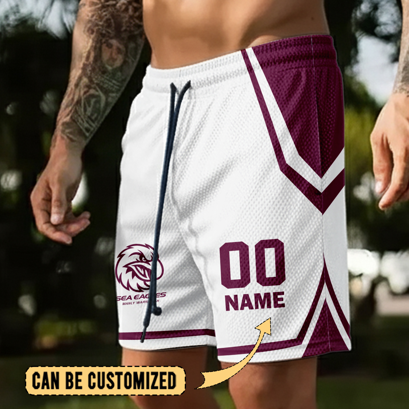 Auspiritmerch Manly Warringah Sea Eagles Personalized Short Pants Gift For Fans