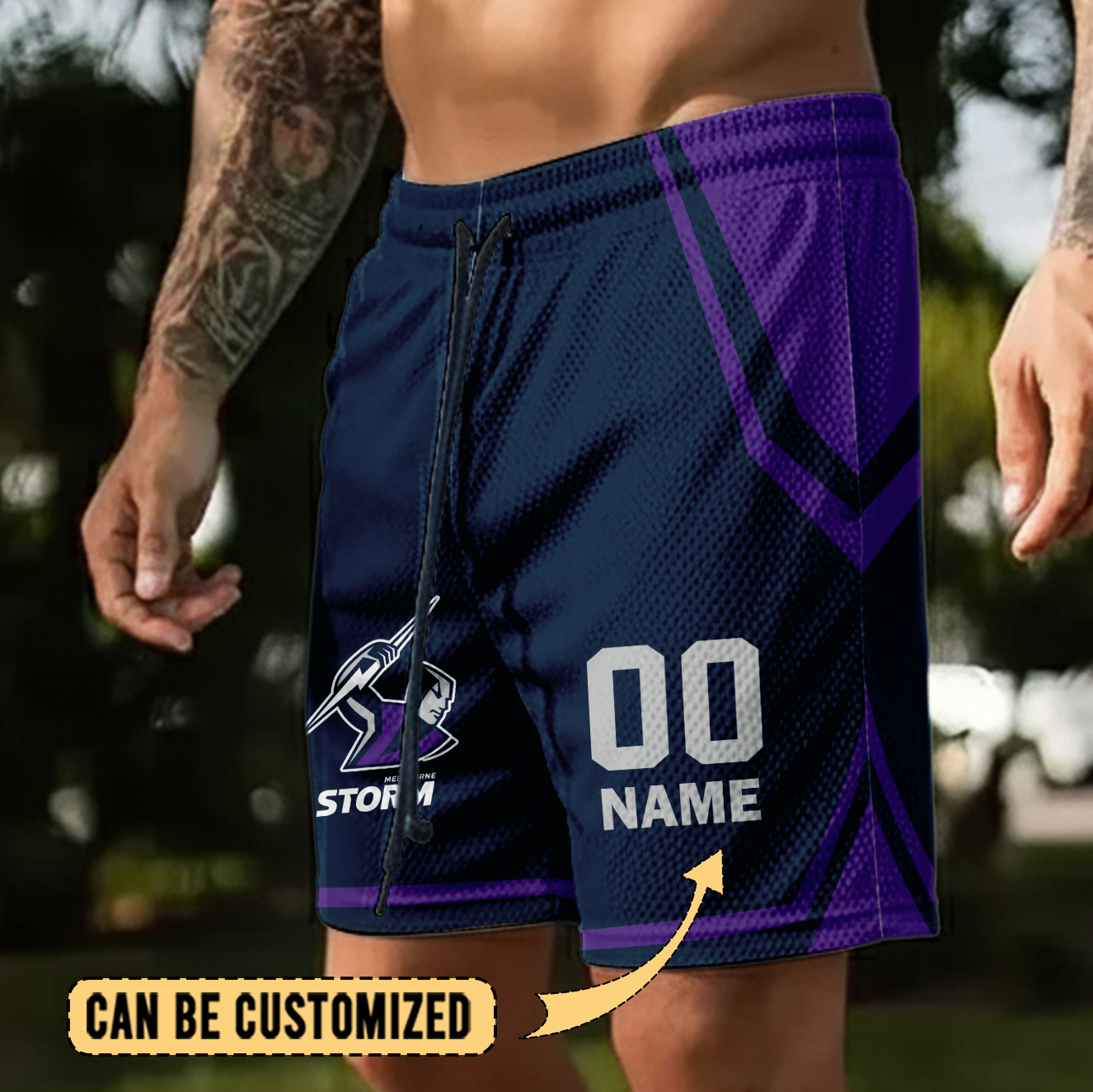 Auspiritmerch Melbourne Storm Personalized Short Pants Gift For Fans