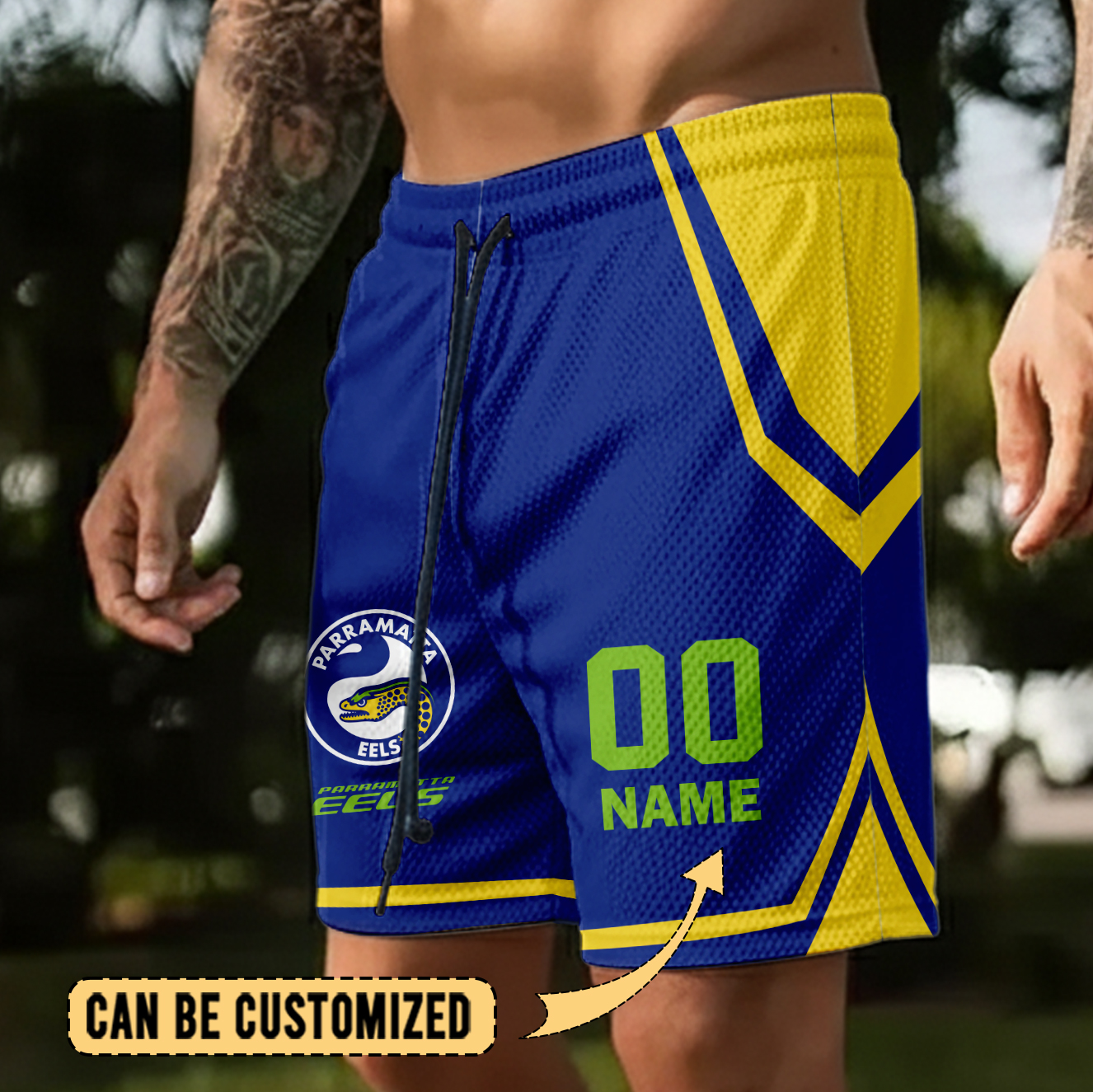 Auspiritmerch Parramatta Eels Personalized Short Pants Gift For Fans