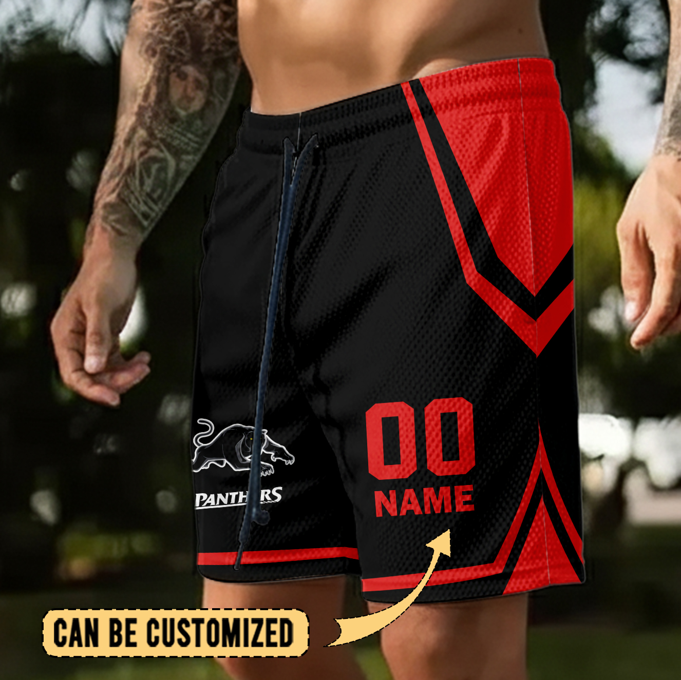 Auspiritmerch Penrith Panthers Personalized Short Pants Gift For Fans