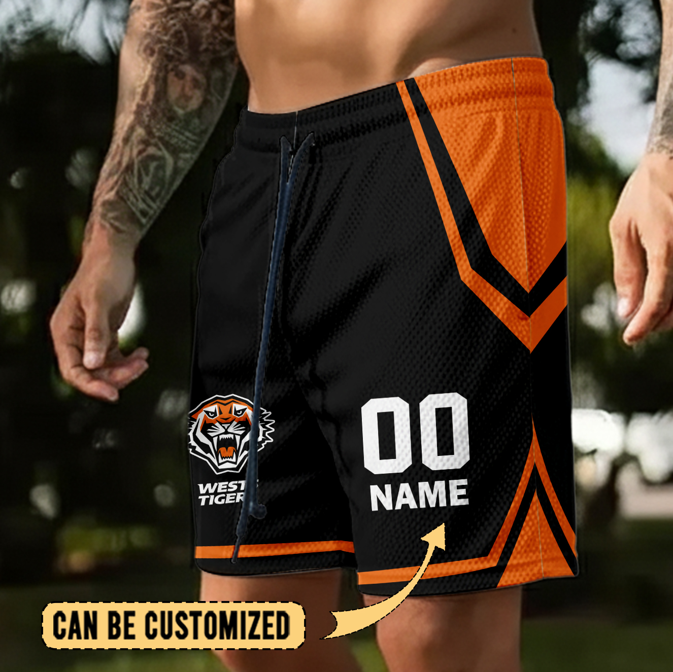 Auspiritmerch Wests Tigers Personalized Short Pants Gift For Fans