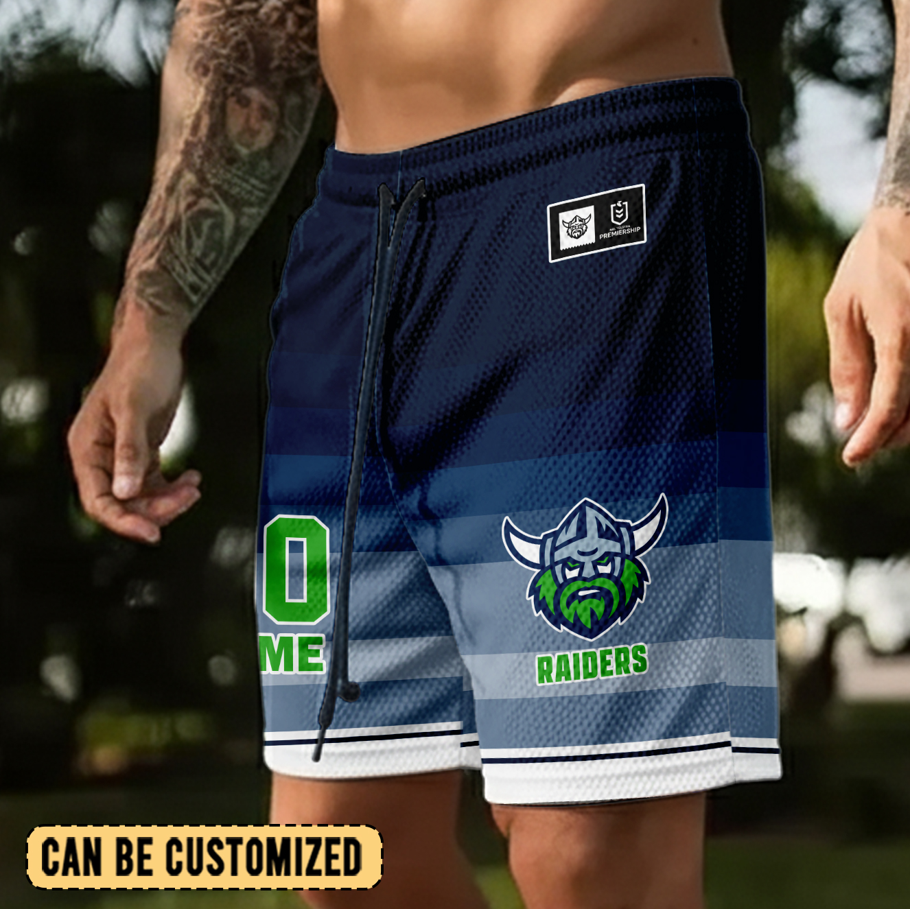 Auspiritmerch Canberra Raiders Personalized Short Pants Gift For Fans