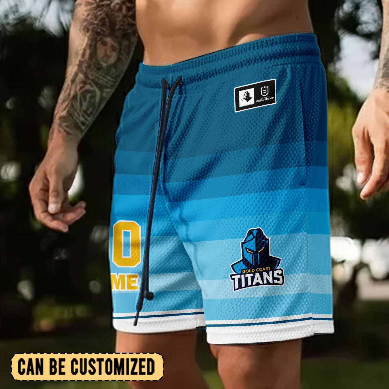 Auspiritmerch Gold Coast Titans Personalized Short Pants Gift For Fans