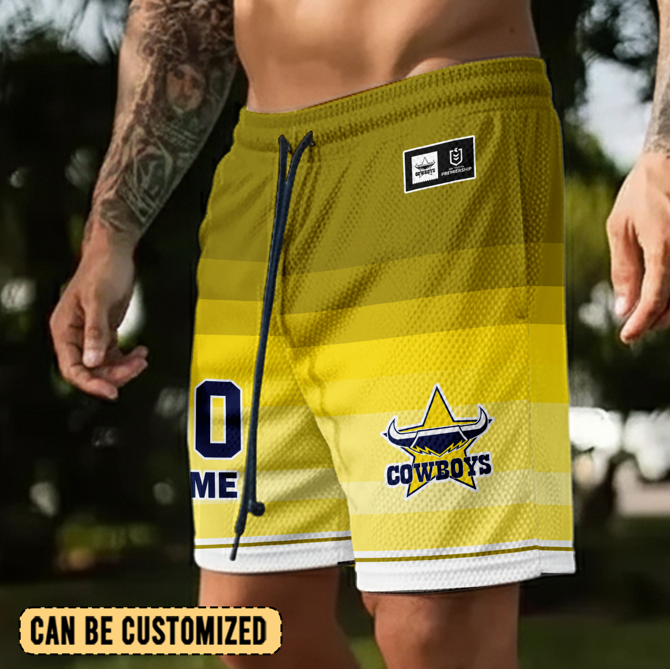 Auspiritmerch North Queensland Cowboys Personalized Short Pants Gift For Fans