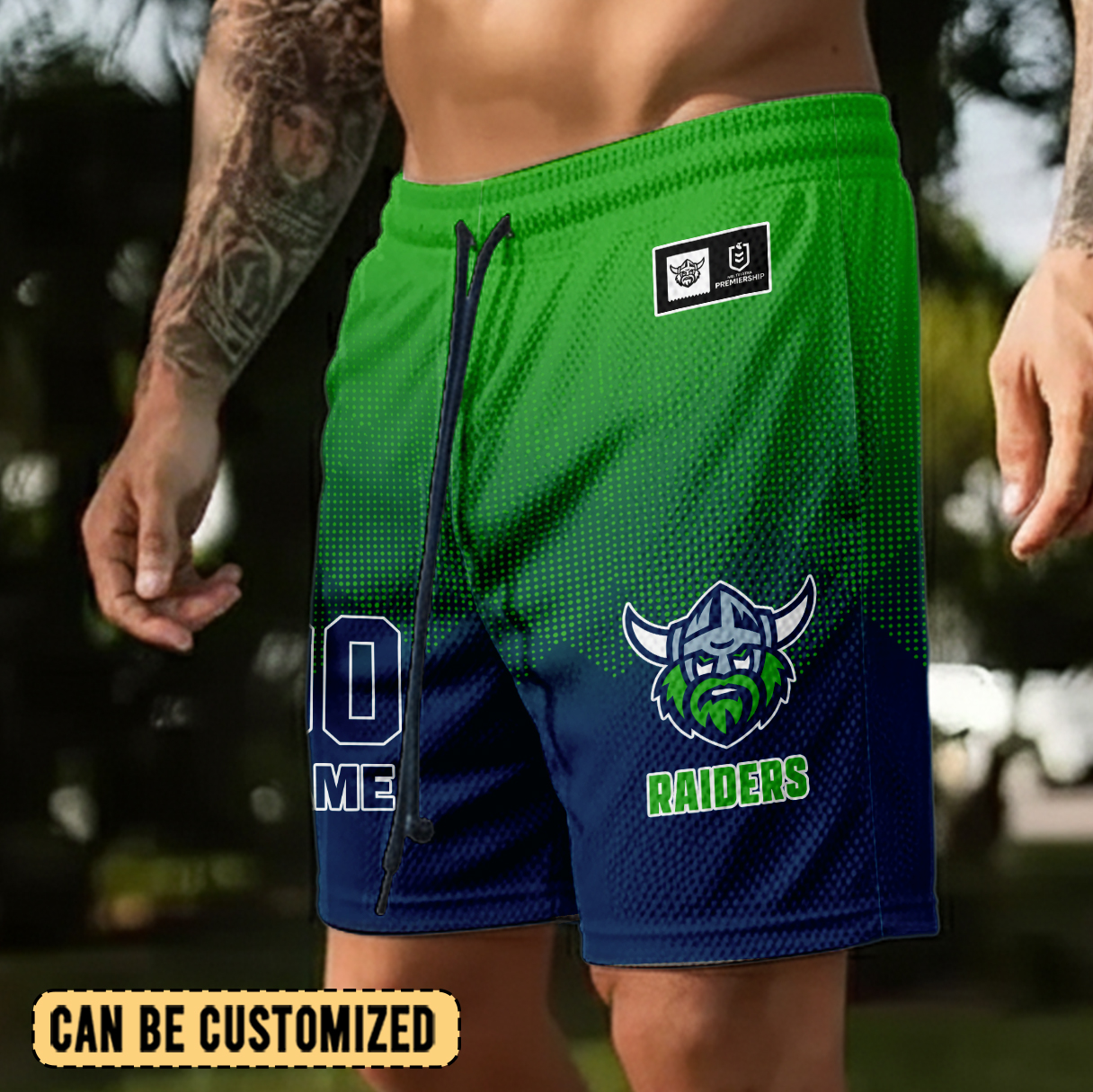 Auspiritmerch Canberra Raiders Personalized Short Pants Gift For Fans