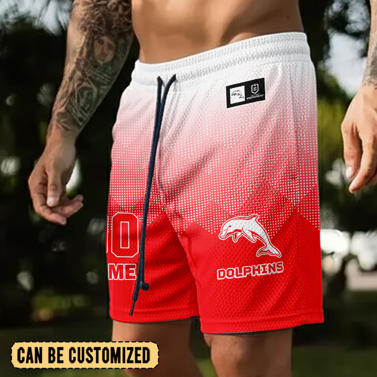 Auspiritmerch Dolphins Personalized Short Pants Gift For Fans