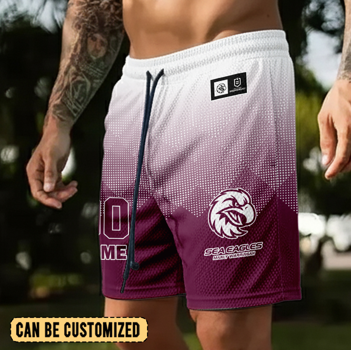 Auspiritmerch Manly Warringah Sea Eagles Personalized Short Pants Gift For Fans