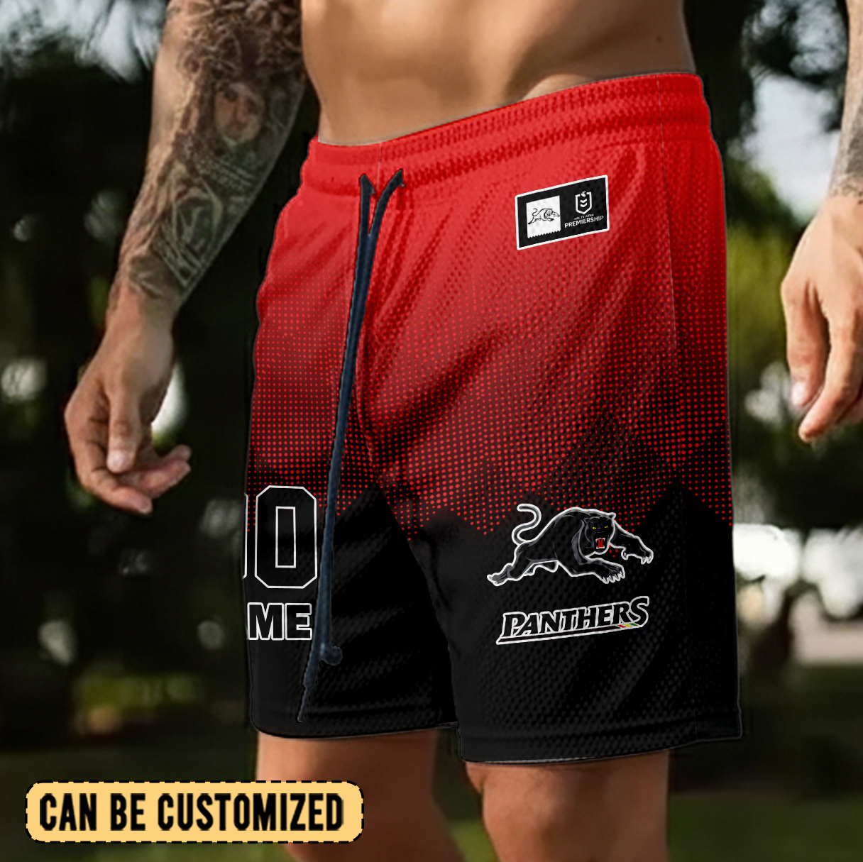 Auspiritmerch Penrith Panthers Personalized Short Pants Gift For Fans