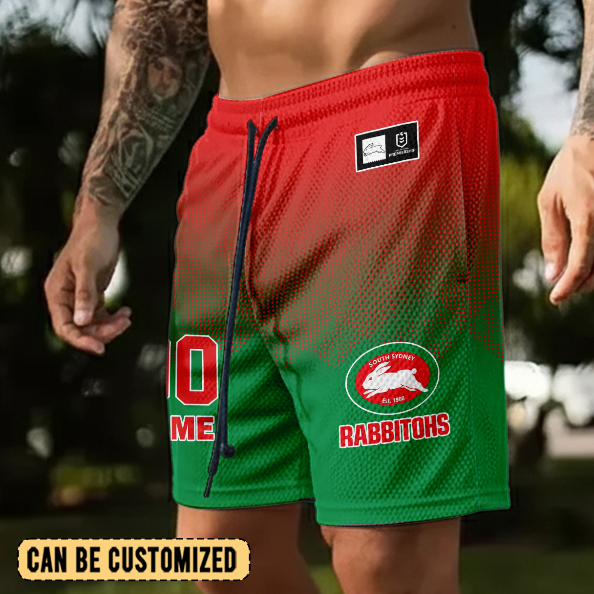 Auspiritmerch South Sydney Rabbitohs Personalized Short Pants Gift For Fans