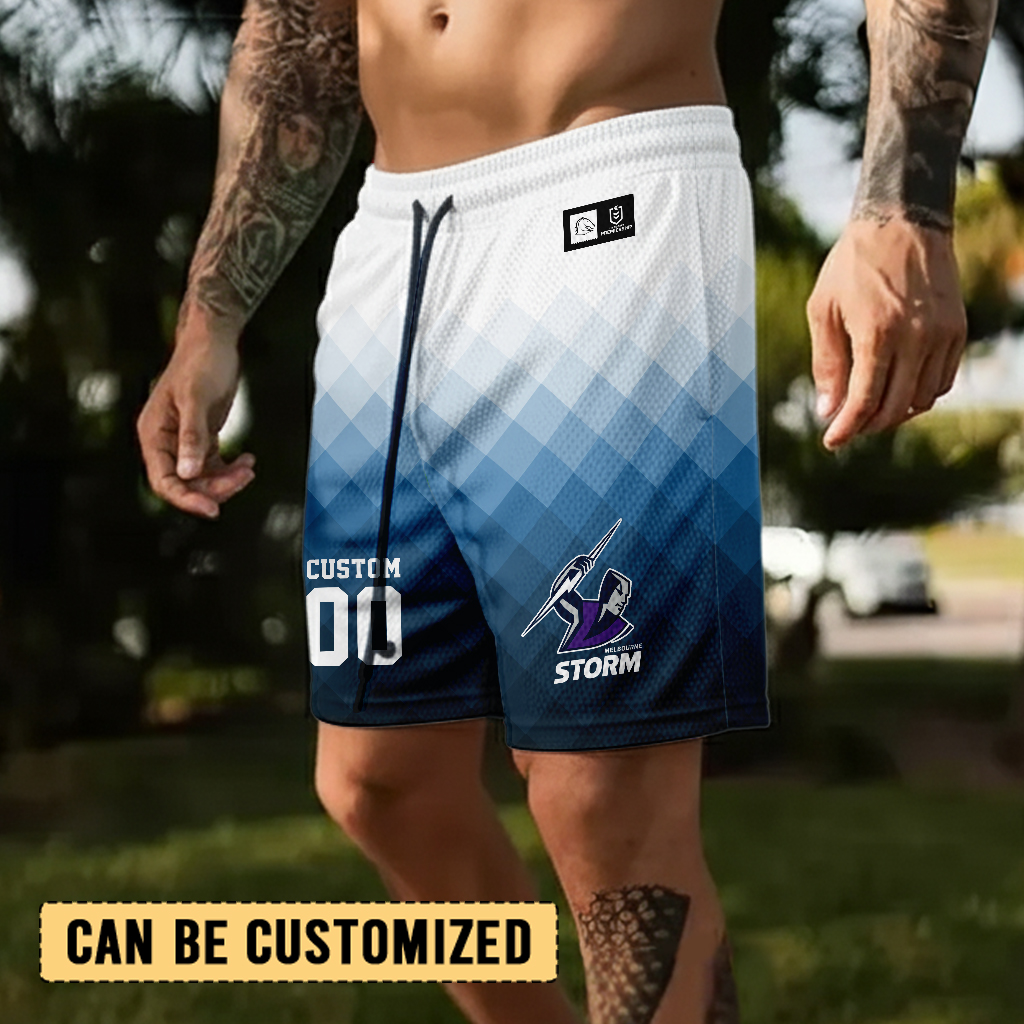 Auspiritmerch Melbourne Storm Personalized Short Pants Gift For Fans