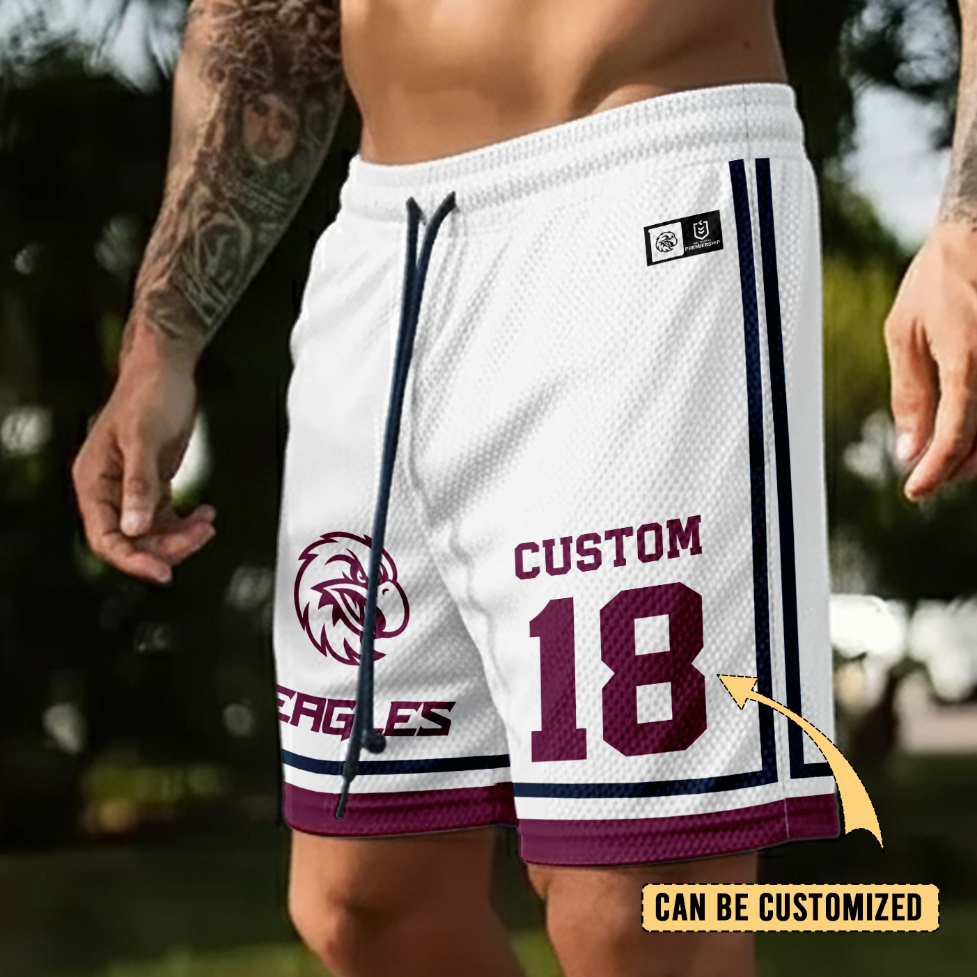 Auspiritmerch Manly Warringah Sea Eagles Personalized Short Pants Gift For Fans