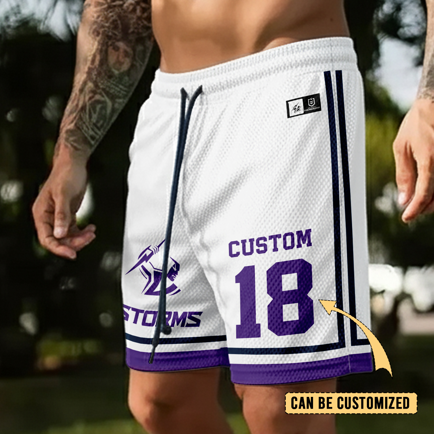 Auspiritmerch Melbourne Storm Personalized Short Pants Gift For Fans