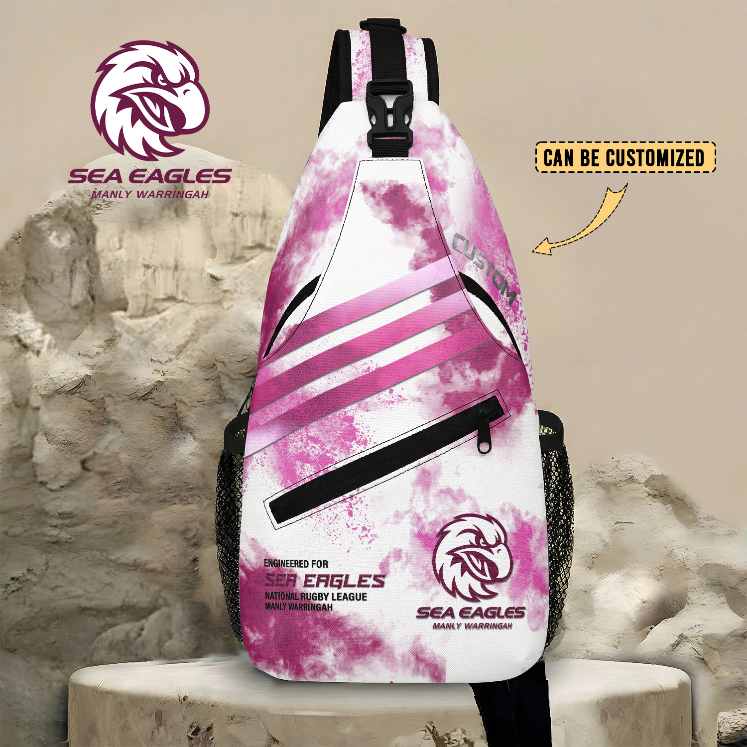 Auspiritmerch Manly Warringah Sea Eagles Personalized Sling Bags Gift For Fans