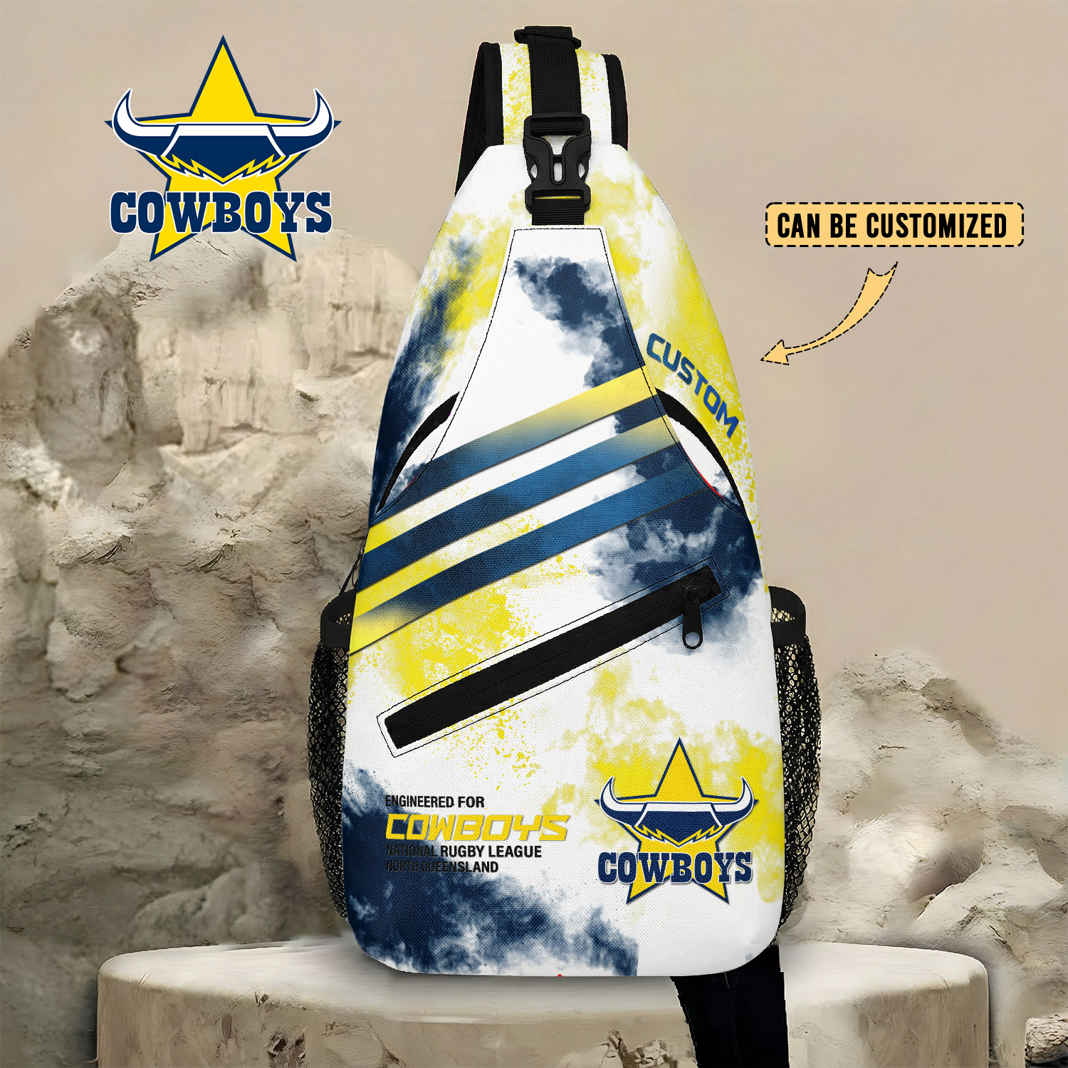 Auspiritmerch North Queensland Cowboys Personalized Sling Bags Gift For Fans