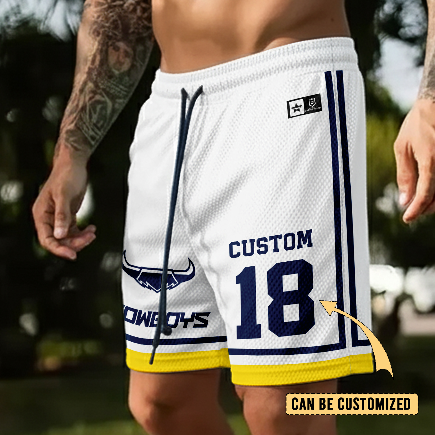 Auspiritmerch North Queensland Cowboys Personalized Short Pants Gift For Fans