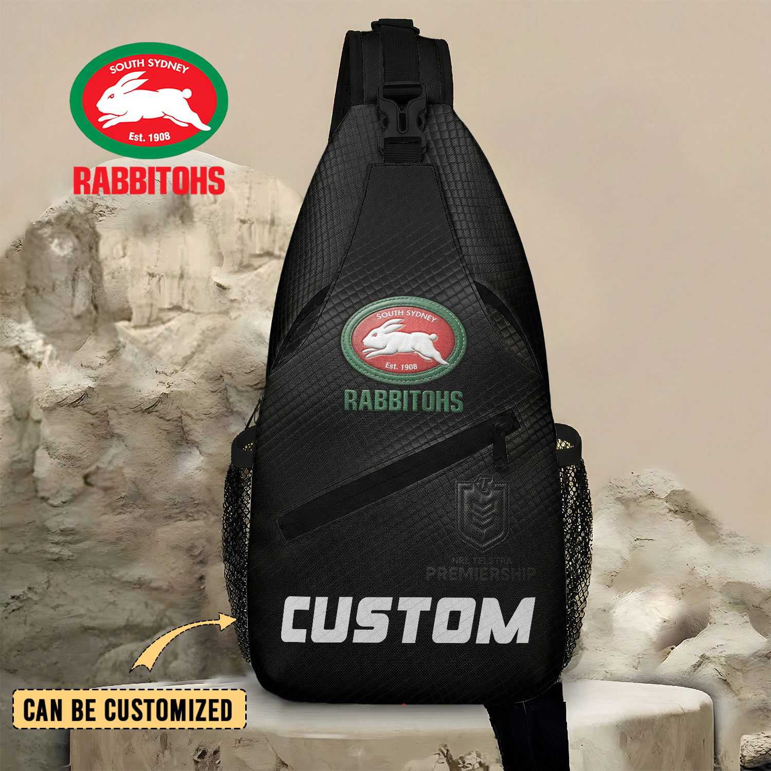 Auspiritmerch South Sydney Rabbitohs Personalized Sling Bags Gift For Fans