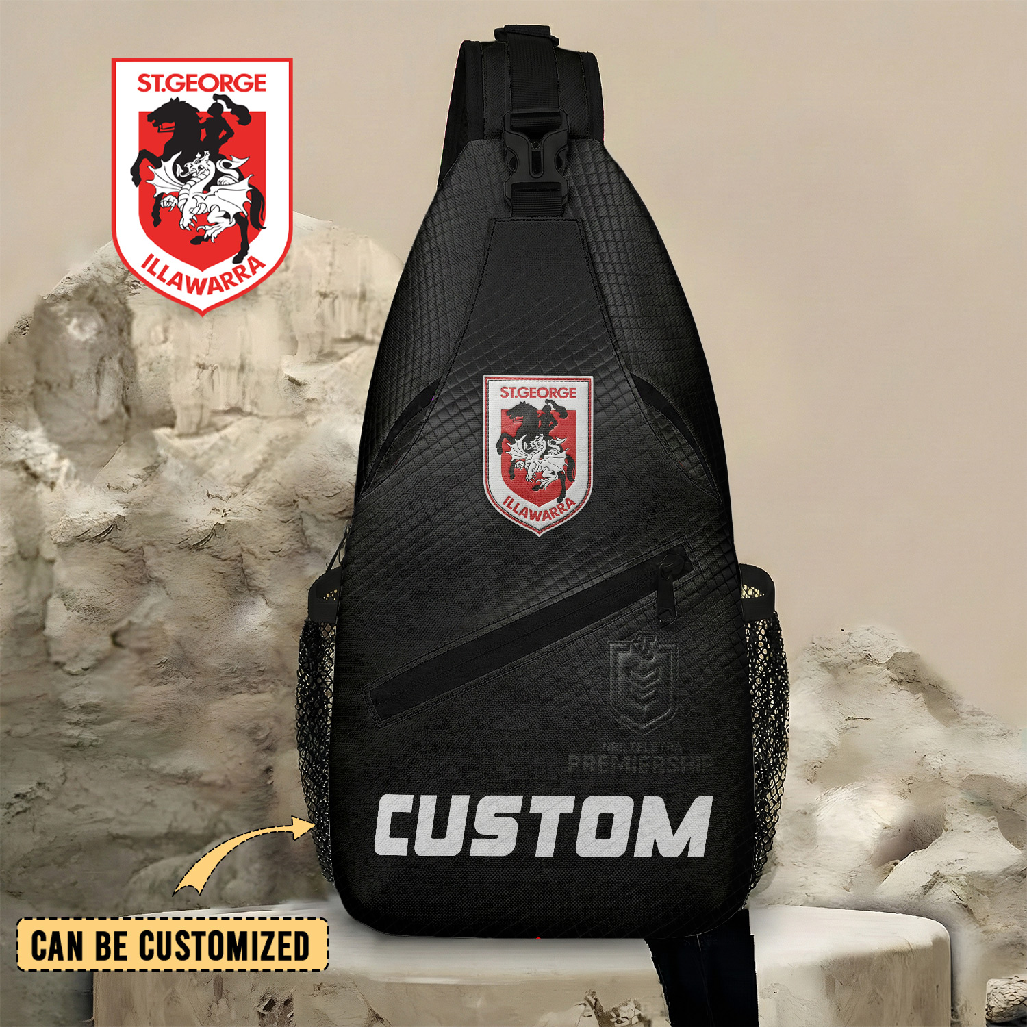Auspiritmerch St. George Illawarra Dragons Personalized Sling Bags Gift For Fans